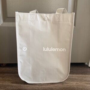 Lululemon White Tote Bag